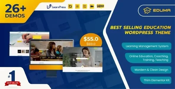 Eduma Education nulled Theme 3.1.27