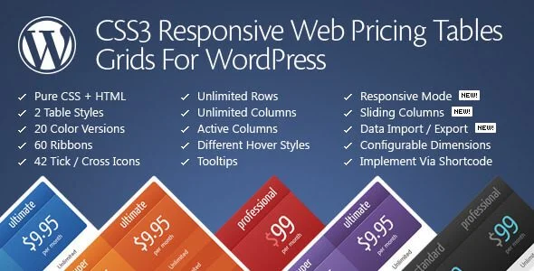 CSS3 Compare Pricing Tables 11.8